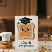 Süße Toast Abschluss-Wortspiel Gratulation