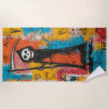 Süße Todesfee Pop-Art-Straßenillustration