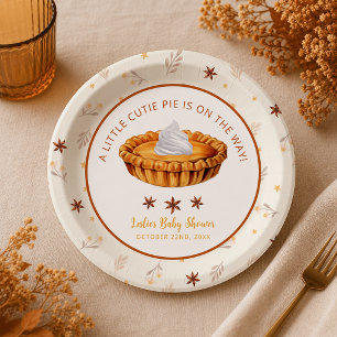 Süße-Torte-Herbst-Baby-Party-Papierteller Pappteller
