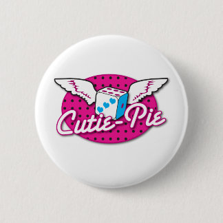 Süsse-Torte rockabilly niedliche Würfel mit Button
