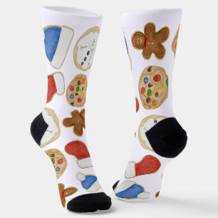 Süße Torte Weihnachtsplätzchen Crew Socken