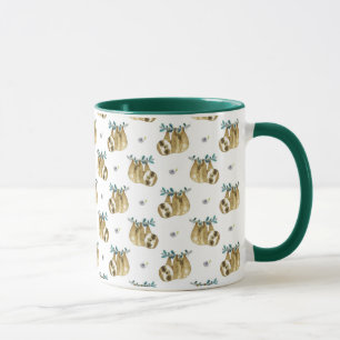 Süsse-TorteWatercolorsloth-Muster Tasse