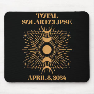 Süße totale Sonnenfinsternis 8. April Mousepad