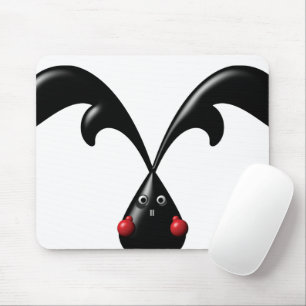 Süße toughe Bunny-Boxerin Kaninchen Mousepad