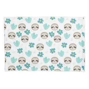 Süße Trägheits-Blumenmuster Kissenbezug