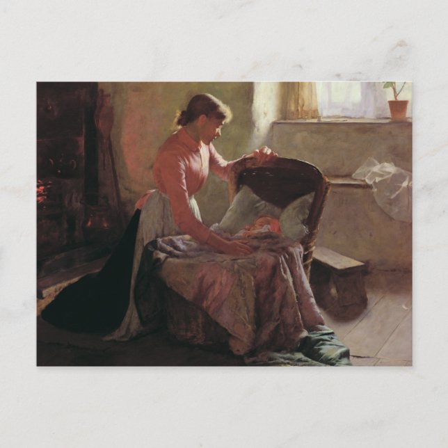 Süße Träume, 1892 Postkarte (Vorderseite)