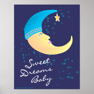 Süße Träume Baby Poster Druck