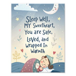Süße Träume Cozy Kids Poster