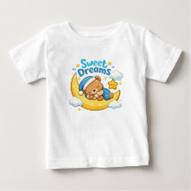 Süße Träume – Süßes Schlaf-Bären-Baby-Shirt