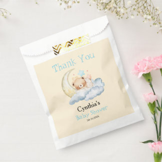 Süße Träume Teddybär Jungen Baby Shower Geschenktü Geschenktütchen