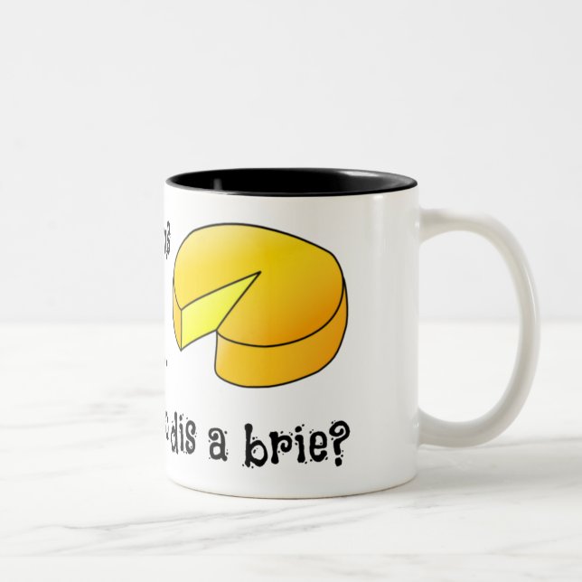 Süße Träume werden vom Käse gemacht Zweifarbige Tasse (Rechts)