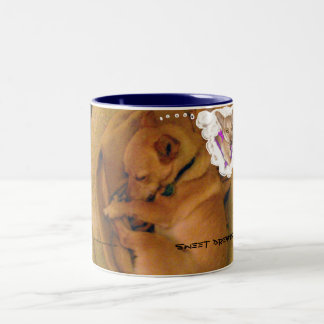 Süße Träume! Zweifarbige Tasse