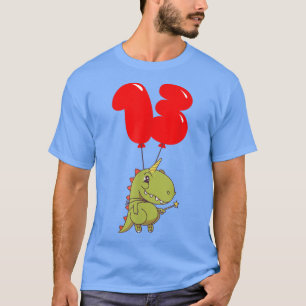 Süße TRe Fee13. GeburtstagKinder Ballonparty T-Shirt