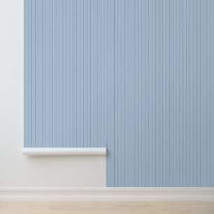 Süße trendige 1" Pinstripe Babyblau Tapete