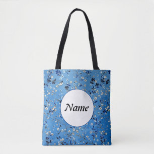 Süße trendy girly Cartoon Blumen Name Tasche