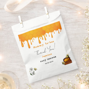 Süße triefende Honigwabe werdende Bienenmutter Bab Geschenktütchen