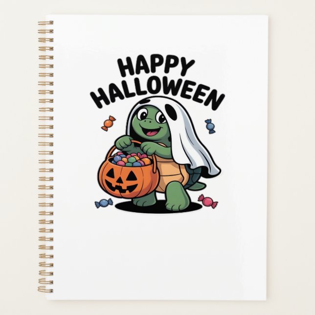 Süße Turtle-Geist-Kostüm � Adorable Halloween-Tri Planer (Vorderseite)