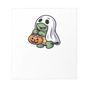Süße Turtle Ghost Kostüm � Adorable Halloween Tri Notizblock
