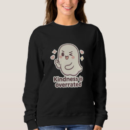 Süße Typografie Halloween-Design Sweatshirt