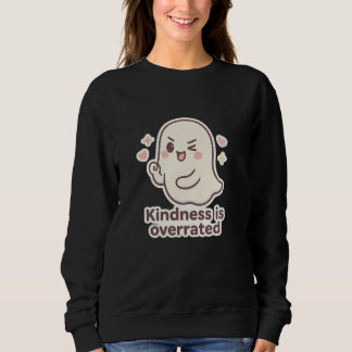 Süße Typografie Halloween-Design Sweatshirt