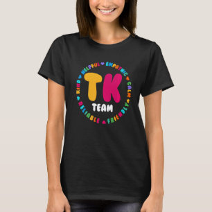 Süße Übergangs-Kindergarten-Lehrer-Team-Crew T T-Shirt