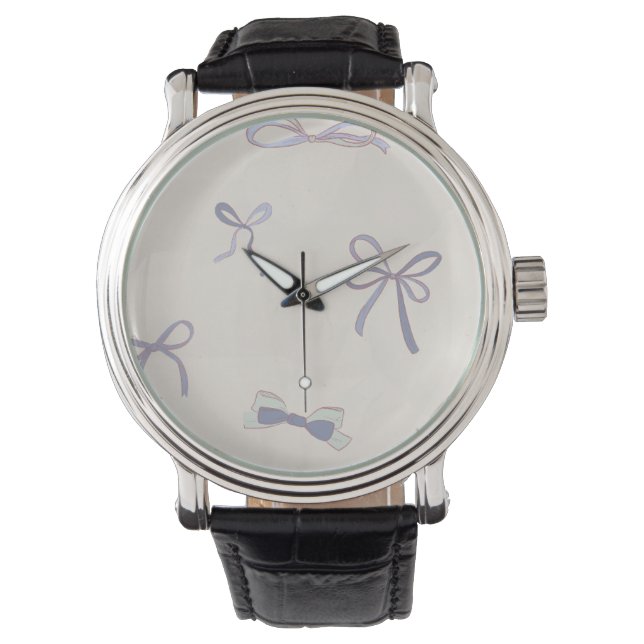Süße Uhr mit Schleife (Vorderseite)