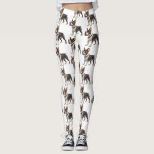 Süße und bunte Boston-Terrier-Leggings Leggings