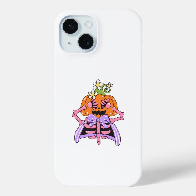 Süße und bunte Halloween-Knochen Case-Mate iPhone Hülle (Rückseite)