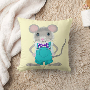 Süße und elegante kleine Maus Kissen
