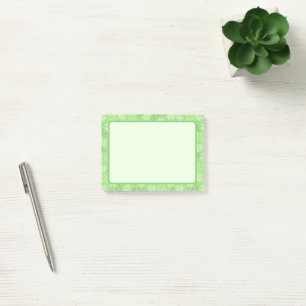 Süße und florale grüne Petal-Post-it-Notes Post-it Klebezettel