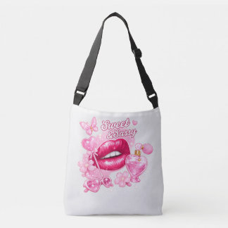 Süße und freche rosa Coquette-Tasche Tragetaschen Mit Langen Trägern