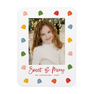 Süße und fröhliche Gummibärchen-Foto Magnet