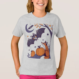 Süße und gemütliche Halloween-Becher mit lächelnde T-Shirt