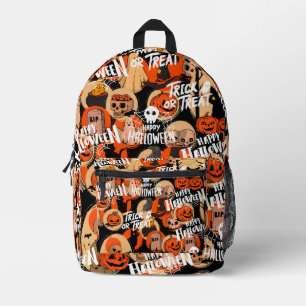 Süße und gruselige Halloween-Spooky-Vibes Bedruckter Rucksack