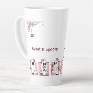 Süße und gruselige Halloween-Tasse – Kawaii-Geiste Milchtasse