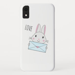Süße und liebevolle Hasen halten Liebesbrief Case-Mate iPhone Hülle