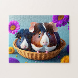 Süße und lustige Meerschweinchen