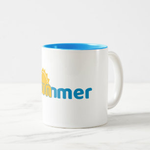 Süße und lustige Sommer-Tasse - Perfektes Geschenk Zweifarbige Tasse