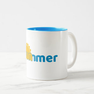 Süße und lustige Sommer-Tasse - Perfektes Geschenk Zweifarbige Tasse