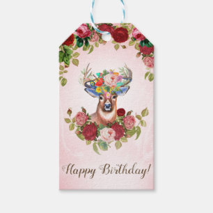 Süße und rosa Elegante Rose Geschenkanhänger