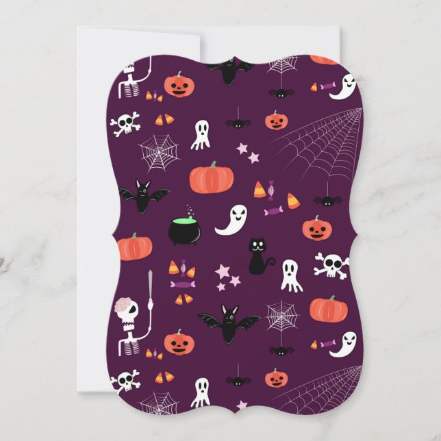 Süße unheimliche Halloween-Kunst (Vorderseite)