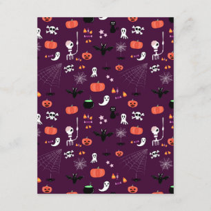 Süße unheimliche Halloween-Kunst Begleitkarte