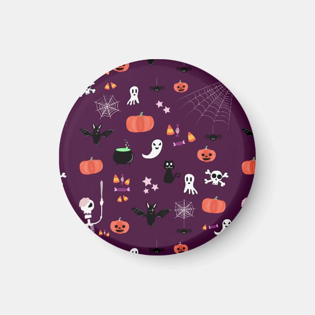 Süße unheimliche Halloween-Kunst Magnet (Vorne)
