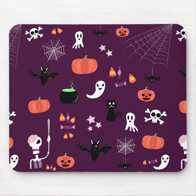Süße unheimliche Halloween-Kunst Mousepad (Vorne)