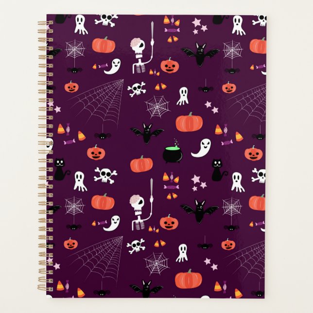 Süße unheimliche Halloween-Kunst Planer (Vorderseite)