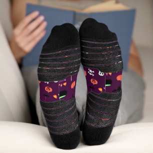 Süße unheimliche Halloween-Kunst Socken