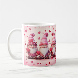 Süße Valentins-Gnom-Tasse Kaffeetasse