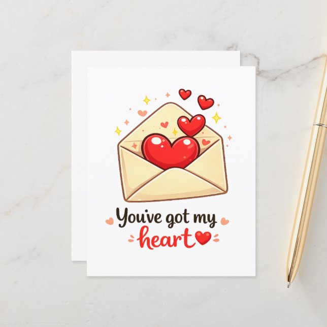 Süße Valentinsliebe (Vorderseite/Rückseite Beispiel)