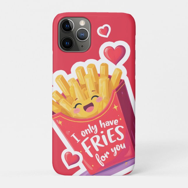 Süße Valentinstag-Fritten-Pun Case-Mate iPhone Hülle (Rückseite)
