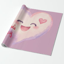 Süße Valentinstag-Herzen-Verpackungspapier